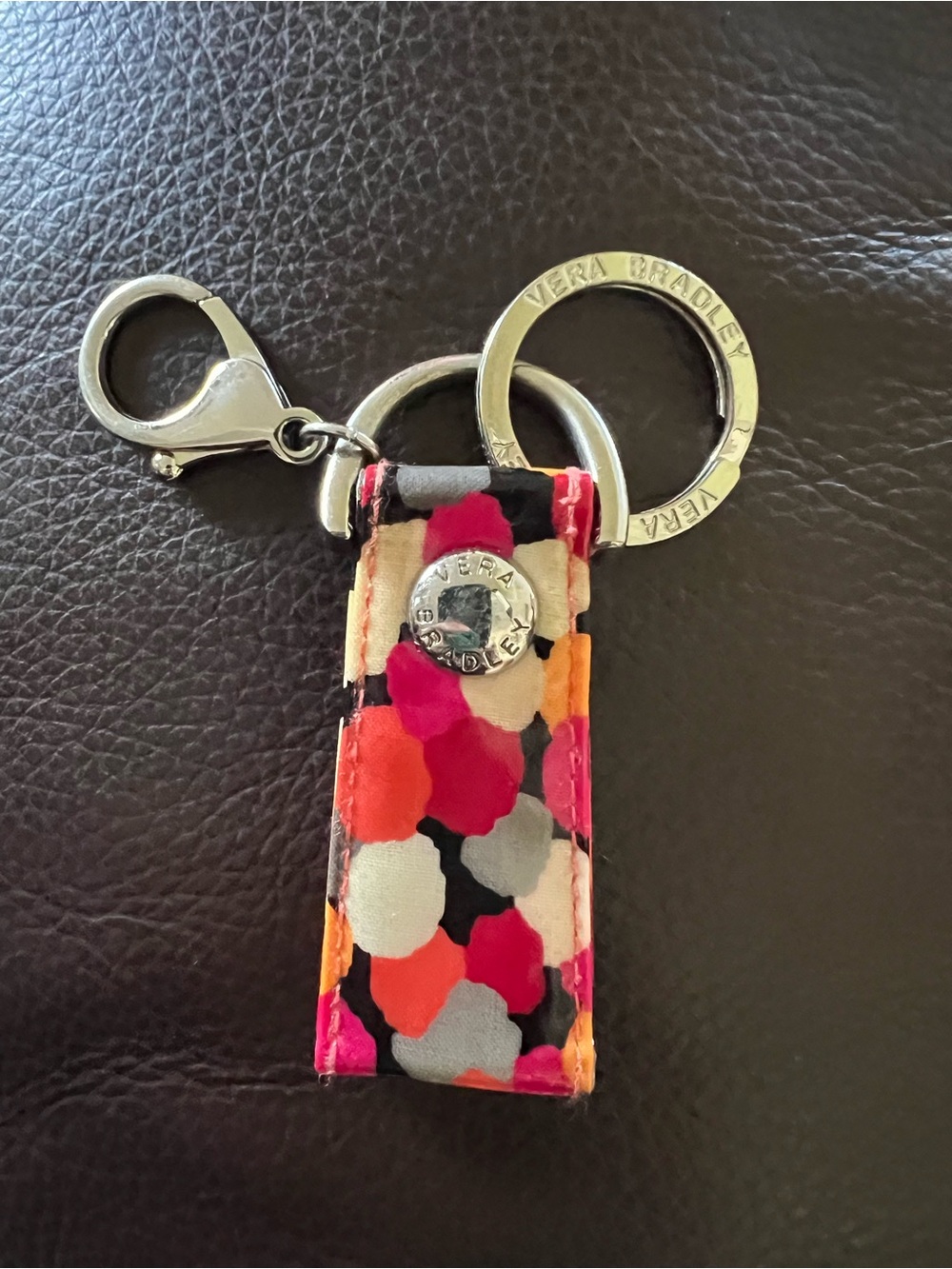 Vera Bradley Colorful Loop Keychain